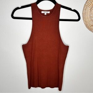 Madewell The Signature Knit Cutaway Sweater Tank
